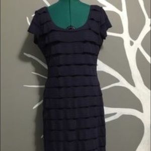 NWT NAVY BLUE RUFFLE SHORT DRESS